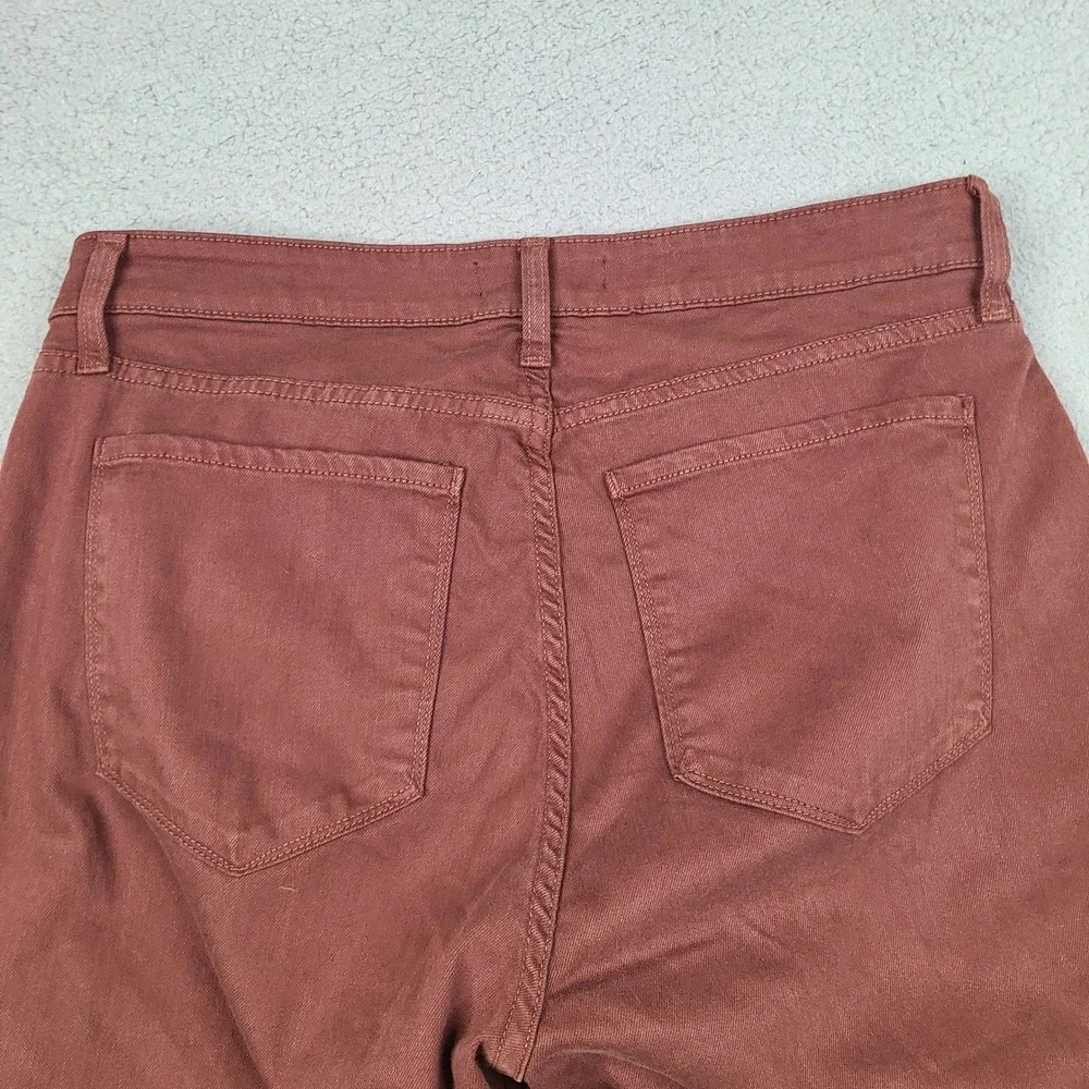 Monfrere Brando Bordeaux Jeans Mens 33x31 Red Slim Fit Japanese Denim USA Made